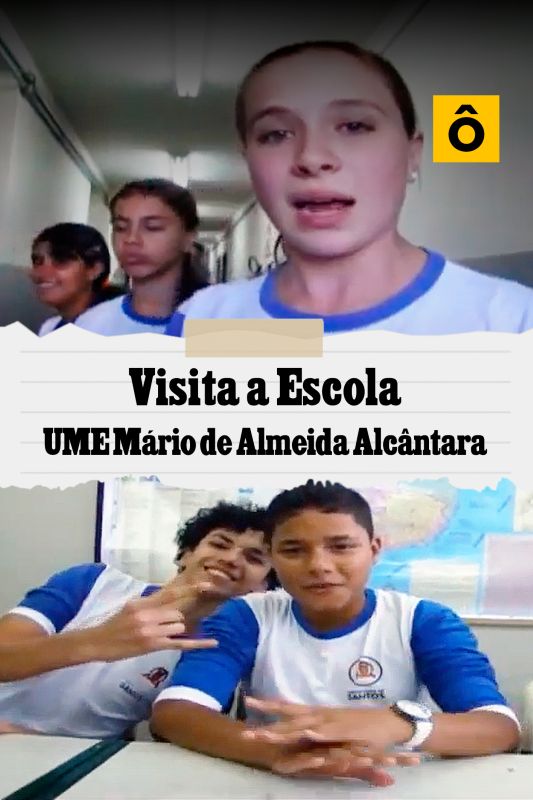 Visita a Escola UME M�rio de Almeida Alc�ntara